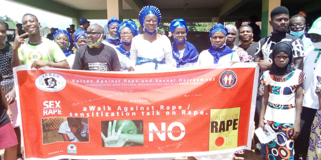VARSH Foundation's WALK AGAINST RAPE PROJECT