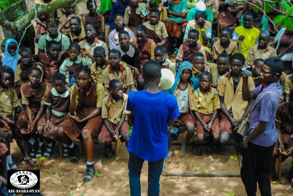 VARSH Foundation's Reach Every Child (RECH) project - Children in a community outreach session